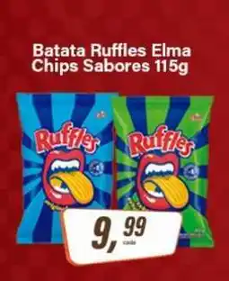 Rede Supermarket Batata Ruffles Elma Chips Sabores 115g oferta