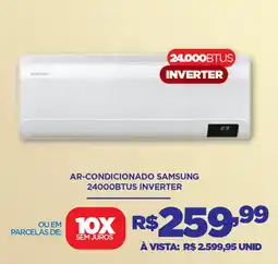 DB Supermercados Ar-condicionado samsung 24000btus inverter oferta