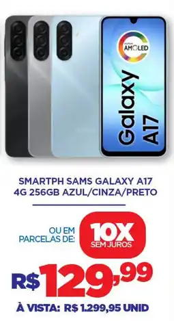 DB Supermercados Smartph sams galaxy a17 4g 256gb azul/cinza/preto oferta