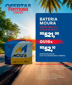Grupo Formosa Bateria moura m60ad mge2 sli oferta