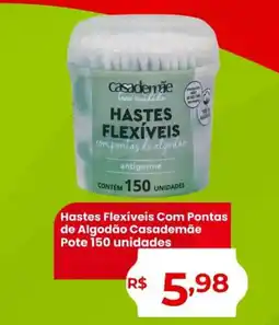 Ultrabox Hastes flexíveis com pontas de algodão casademãe oferta