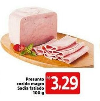 Extra Supermercado Presunto Cozido Magro Sadia fatiado 100g oferta