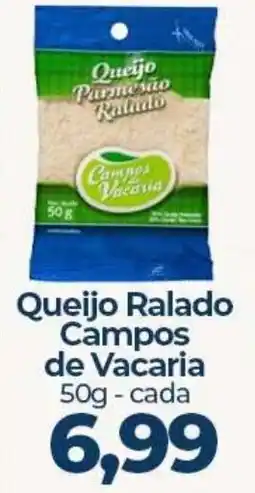 Supermercados Andreazza Queijo Ralado Campos de Vacaria oferta