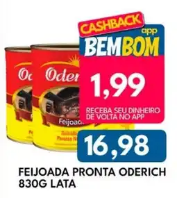 Rancho Bom Supermercados Feijoada Pronta Oderich oferta