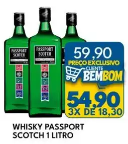 Rancho Bom Supermercados Whisky passport scotch oferta