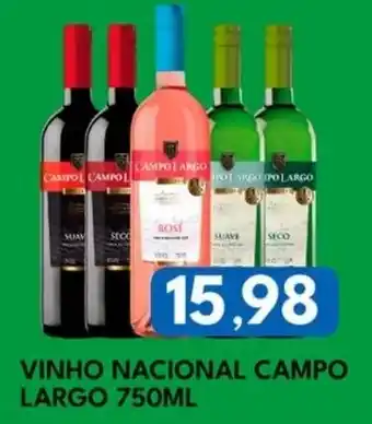 Rancho Bom Supermercados vinho nacional campo largo oferta