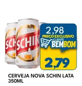 Rancho Bom Supermercados Cerveja nova schin lata oferta