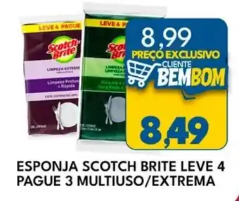 Rancho Bom Supermercados esponja scotch brite oferta