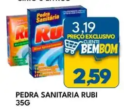 Rancho Bom Supermercados pedra sanitaria rubi oferta