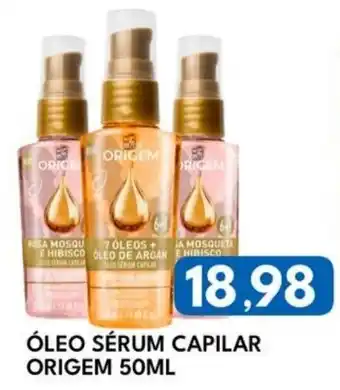Rancho Bom Supermercados óleo sérum capilar origem oferta