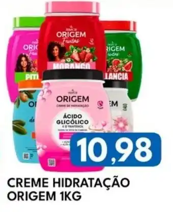 Rancho Bom Supermercados Creme hidratação origem oferta