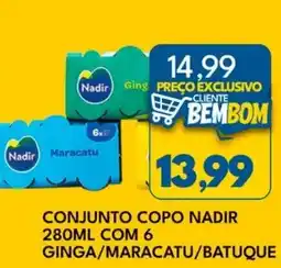 Rancho Bom Supermercados Conjunto copo nadir oferta