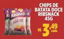 Bahamas Mix chips de batata doce ribs snack oferta