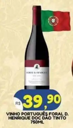 Bramil Supermercados vinho português foral d. henrique doc dao tinto oferta