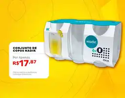 Casa e Vídeo Conjunto de copos nadir oferta