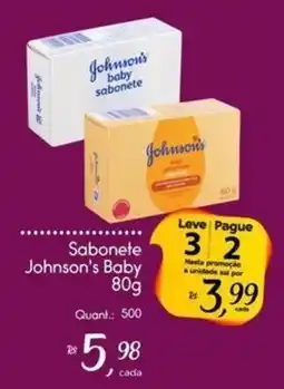 Giassi Supermercados Sabonete Johnson's Baby oferta