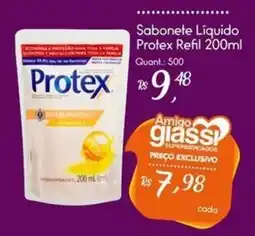 Giassi Supermercados Sabonete liquido protex refil 200ml oferta