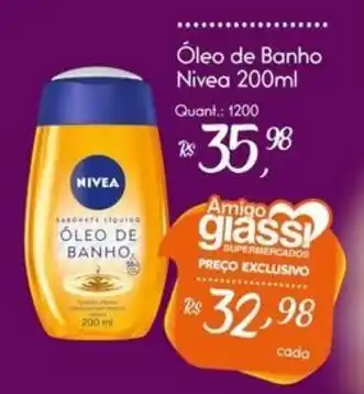 Giassi Supermercados Óleo de banho nivea oferta