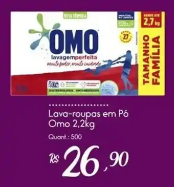 Giassi Supermercados Lava-roupas em Pó Omo oferta