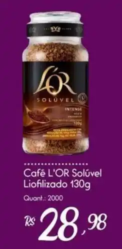 Giassi Supermercados Café l'or solúvel liofilizado oferta