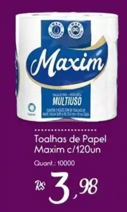 Giassi Supermercados Toalhas de Papel Maxim c/12un oferta