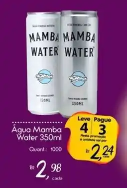 Giassi Supermercados Água Mamba Water oferta