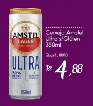 Giassi Supermercados Cerveja Amstel Ultra s/glúten oferta
