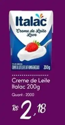 Giassi Supermercados Creme de Leite Italac oferta
