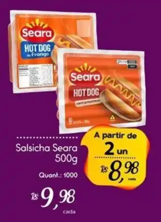 Giassi Supermercados Salsicha seara oferta