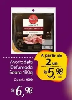 Giassi Supermercados Mortadela Defumada Seara oferta