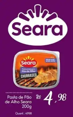 Giassi Supermercados Pasta de Pão de Alho Seara oferta
