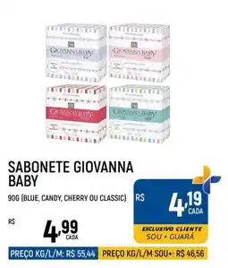 Supermercado Guará Sabonete giovanna baby oferta