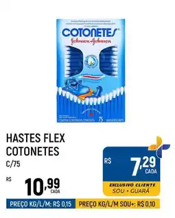 Supermercado Guará hastes flex cotonetes oferta