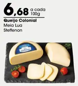 Zaffari Queijo Colonial Meia Lua Steffenon oferta