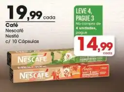 Zaffari Café Nescafé Nestlé c/ 10 Cápsulas oferta