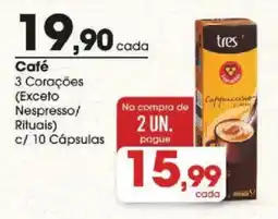Zaffari Café 3 Corações oferta