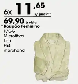 Zaffari Roupão Feminino oferta