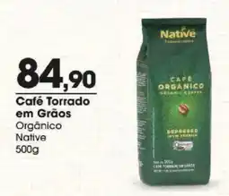 Zaffari Café Torrado em Grãos Orgânico Native oferta
