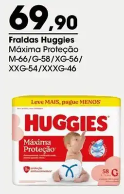 Zaffari Fraldas huggies máxima proteção oferta