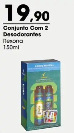 Zaffari Conjunto com 2 desodorantes rexona oferta