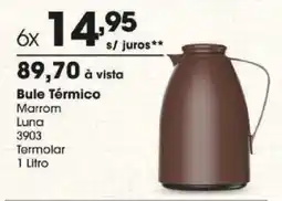 Zaffari Bule Térmico Marrom oferta