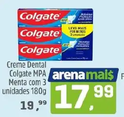 Arena Atacado Creme Dental Colgate MPA Menta com 3 unidades oferta