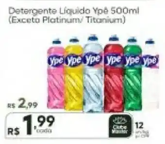 Master Supermercados Detergente Líquido Ypê oferta