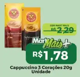 Mart Minas Cappuccino 3 Corações oferta