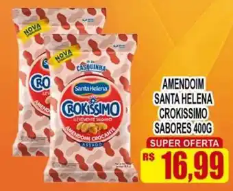 Supermercado leal Amendoim santa helena crokissimo sabores oferta