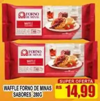 Supermercado leal Waffle forno de minas sabores oferta
