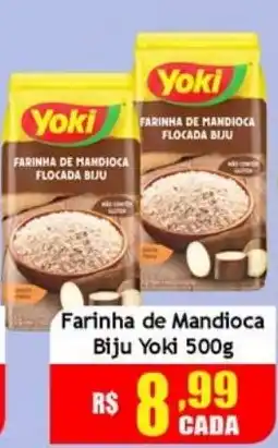 Supermercado Kibe Farinha de Mandioca Biju Yoki oferta