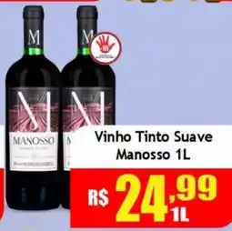 Supermercado Kibe Vinho Tinto Suave Manosso oferta