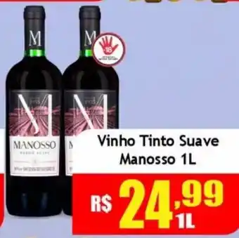 Supermercado Kibe Vinho Tinto Suave Manosso oferta