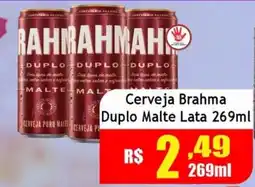 Supermercado Kibe Cerveja brahma duplo malte lata oferta